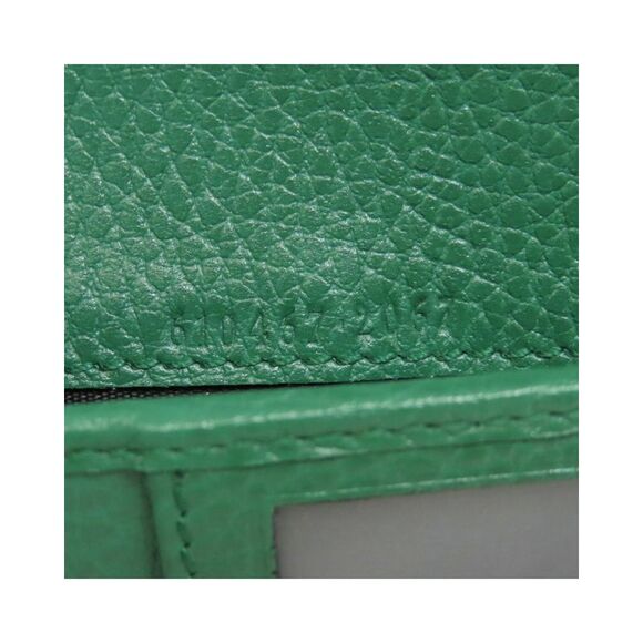 Pre Loved Gucci GG Logo Leather Wallet 570660 1B30T 1000 Women Black - Picture 8 of 8